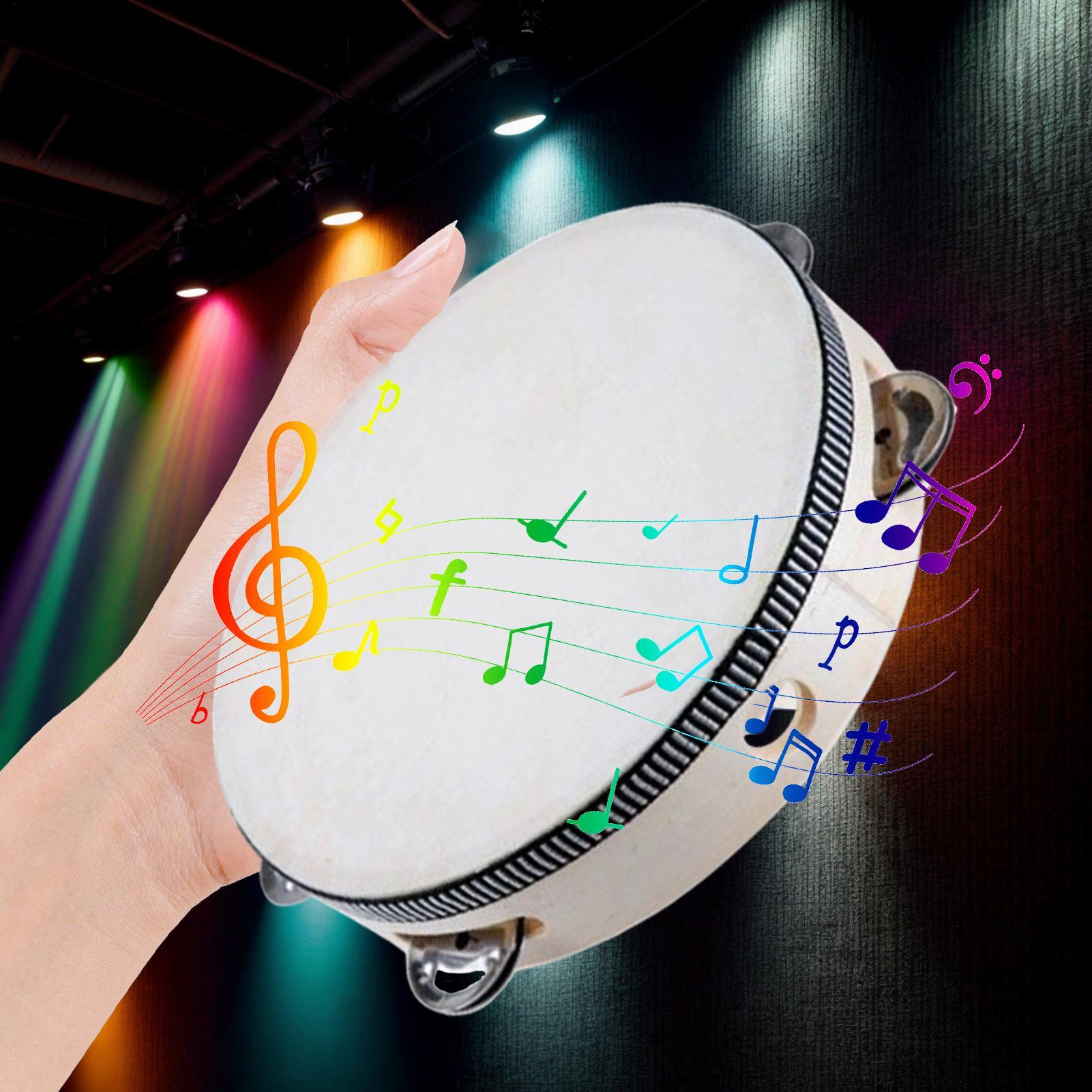 Tambourine For Kids 6 Inch Han - Kids Education And Recreation recensione e prezzo