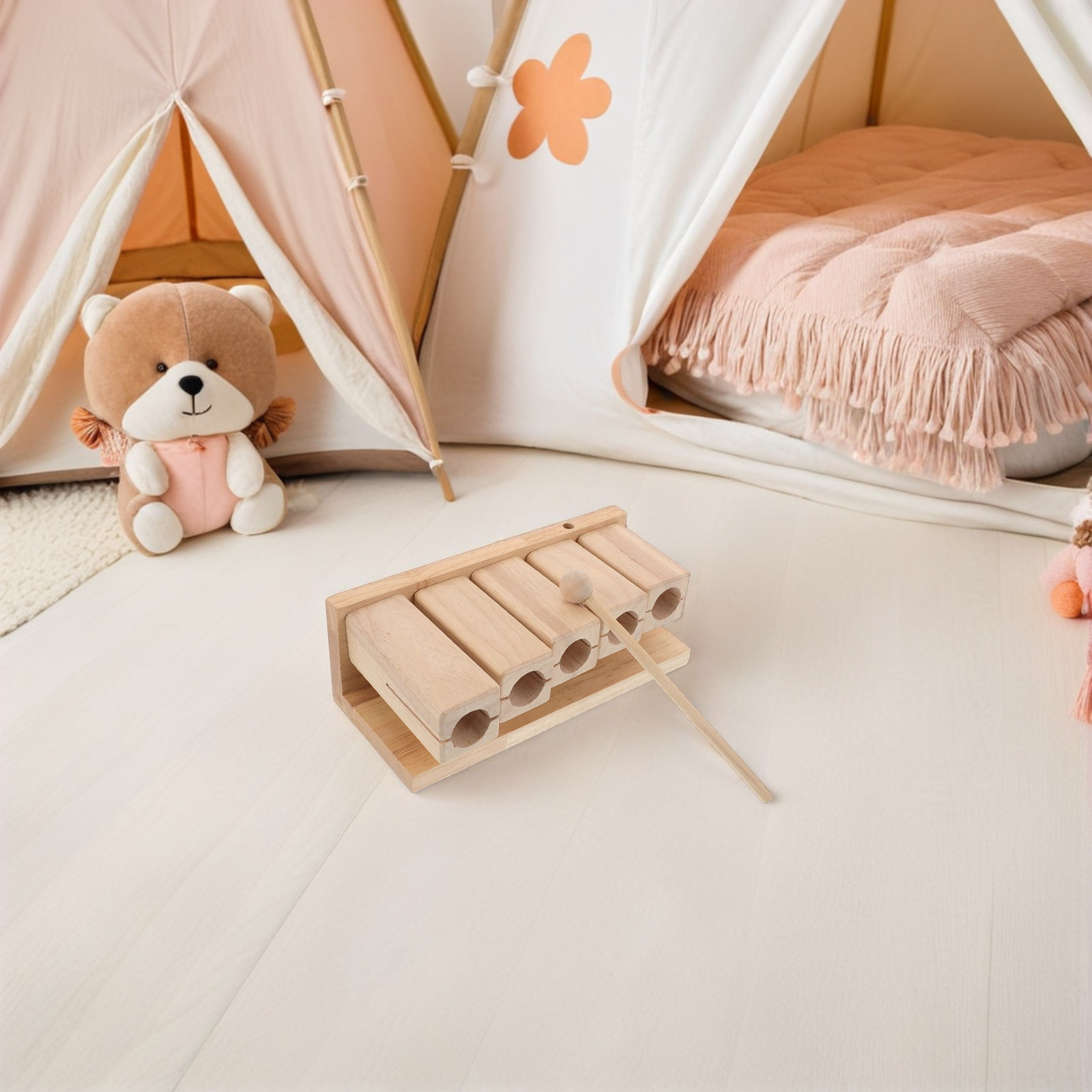Wood Percussion Tones Hand Per - Kids Yoga Education recensione e prezzo