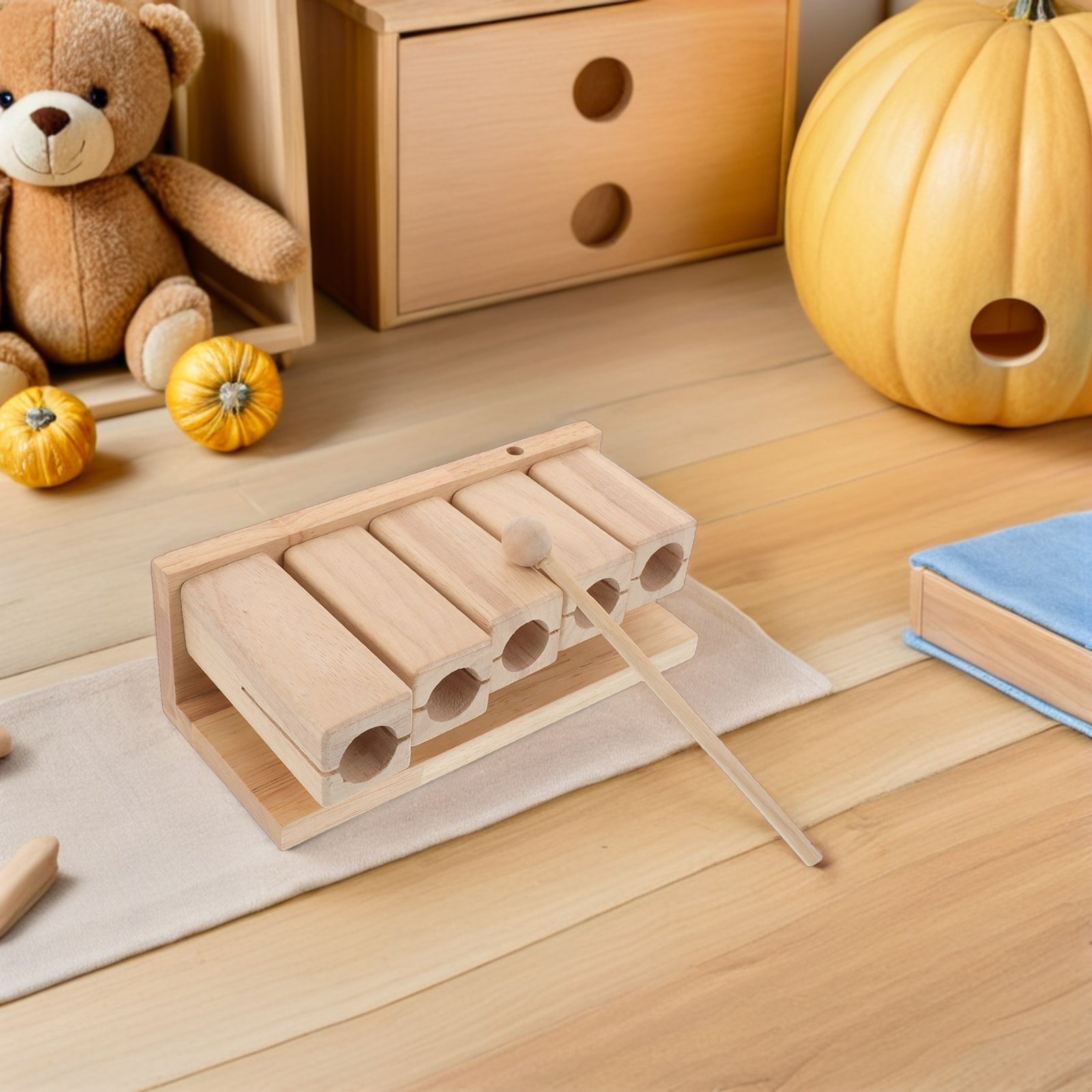 Wood Percussion Tones Hand Per - Kids Yoga Education recensione e prezzo