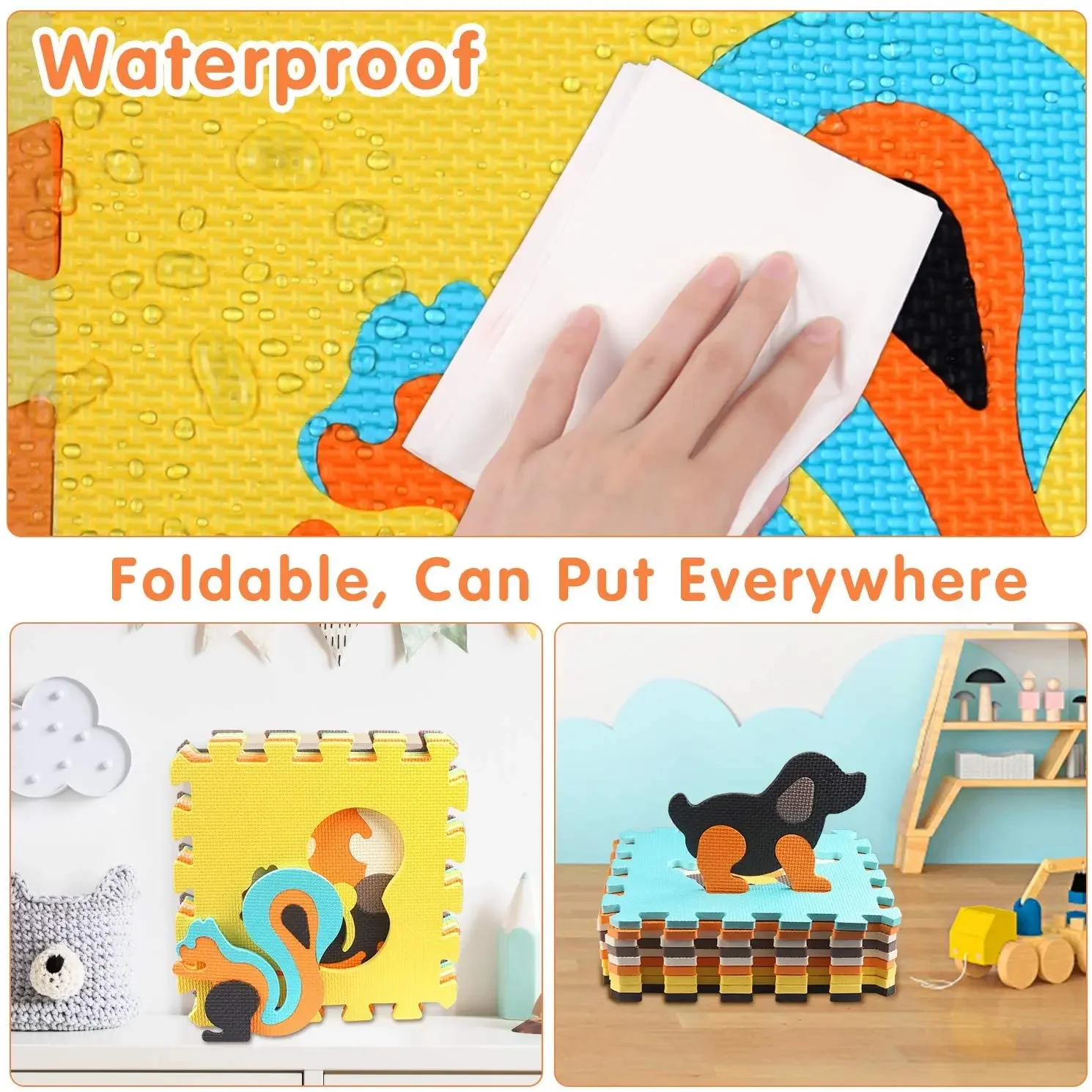 Animal Pattern Baby Play Mat P - Kids Yoga Education recensione e prezzo
