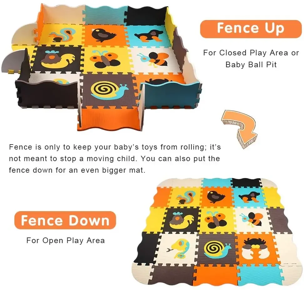 Animal Pattern Baby Play Mat P - Kids Yoga Education recensione e prezzo